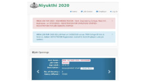 Niyukthi Job Fair - Employment job fair