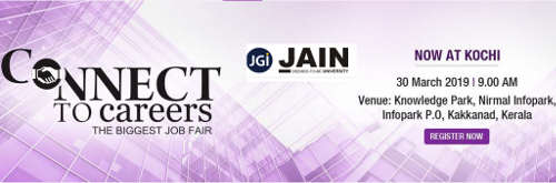JAIN University Job Fair 2019 Kochi Infopark
