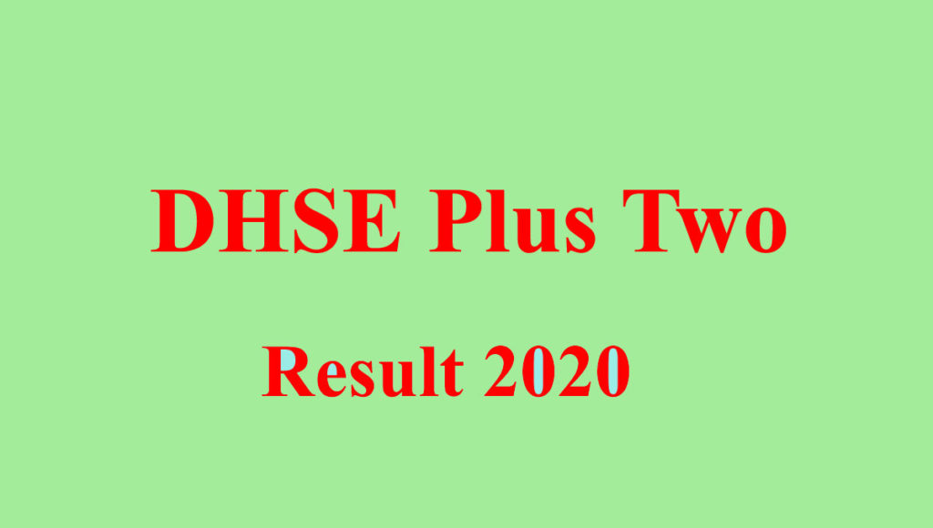 DHSE Plus Two Result 2020