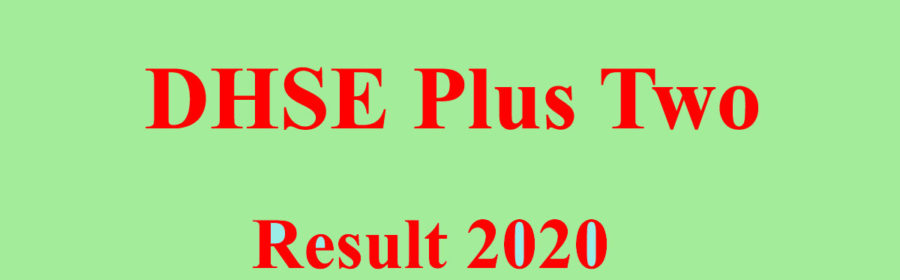 DHSE Plus Two Result 2020