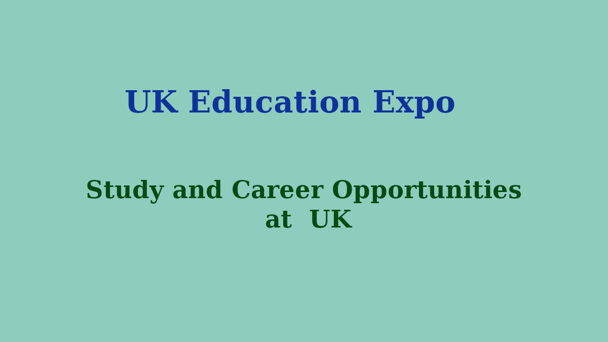 UK Education Expo 2023 - Kanhangad