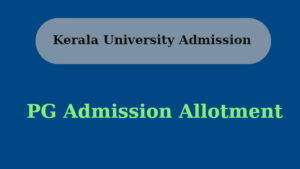 Kerala PG Allotment