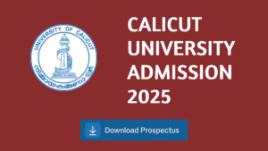 Calicut University UG Admission 2025 started Apply now at admission.uoc.ac.in