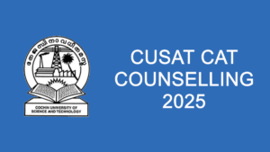CUSAT CAT COunseeling started at admissions.cusat.ac.in. option Registration started, fill now