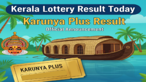 Karunya Plus Lottery Result Today Announced Check at www.statelottery.kerala.gov.in