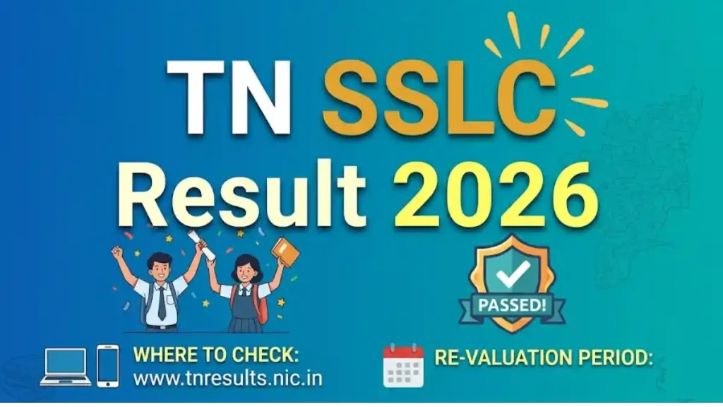 TN SSLC Result 2026: DGE Tamil Nadu Expected to Release Class 10 Scores by May 20